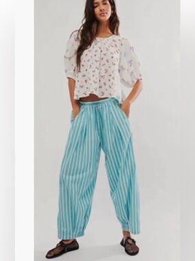 FREE PEOPLE | to the sky striped parachute pants